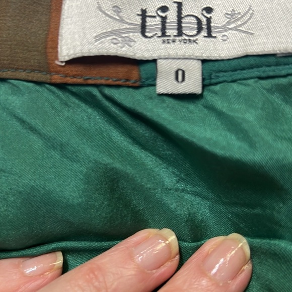 Tibi Colorful Striped Silk Skirt - Picture 5 of 8